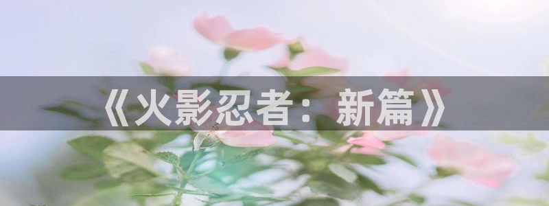 漫蛙manwa苹果：《火影忍者：新篇》